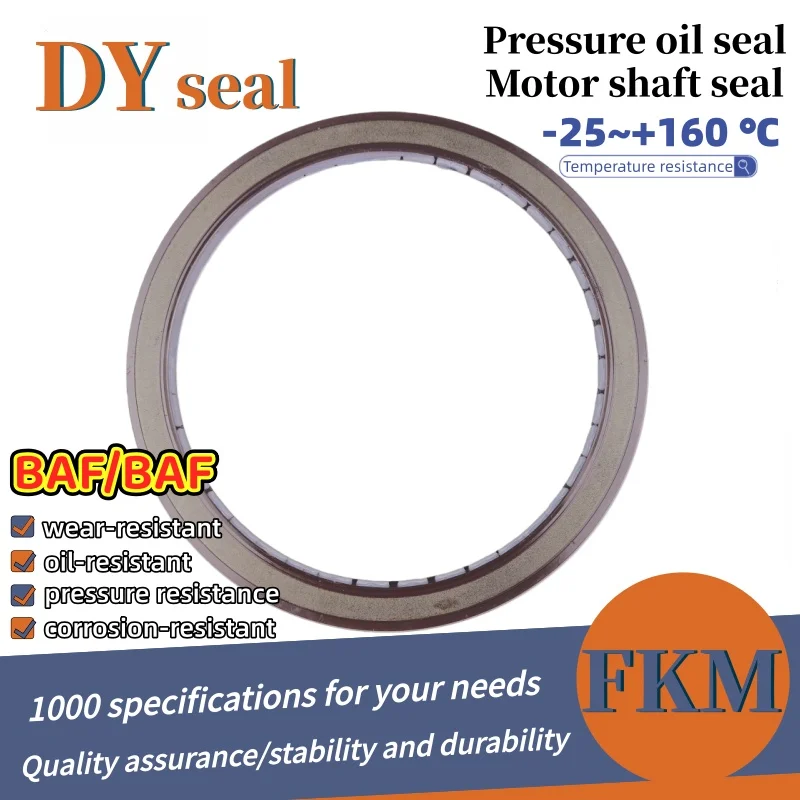 

Shaft Seal BAFSL1SF-100*120*8mm Pressure Oil Seal Hydraulic Pump A2F500 Rubber FKM Dust Seal Brand DMHUI ISO 9011:2008