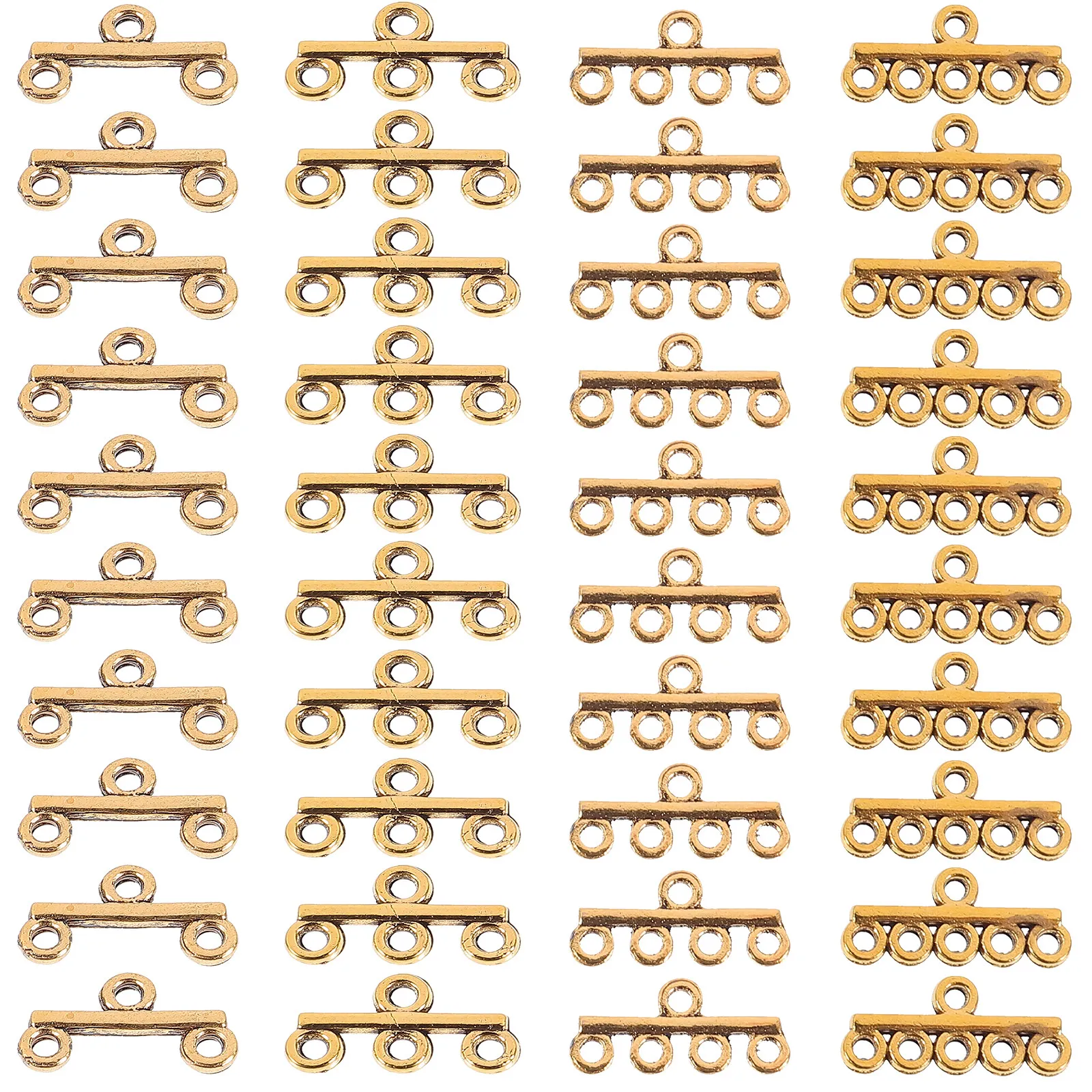 

40Pcs DIY Jewelry Clasps Necklace Bracelet Alloy Clasps Heavy Duty Chain Connectors Jewelry Accessories Chain Connectors
