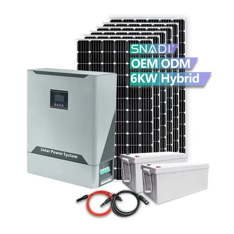 High Efficiency 6kw Solar System Solar Generators Complete Solar Panel System for Residential Use