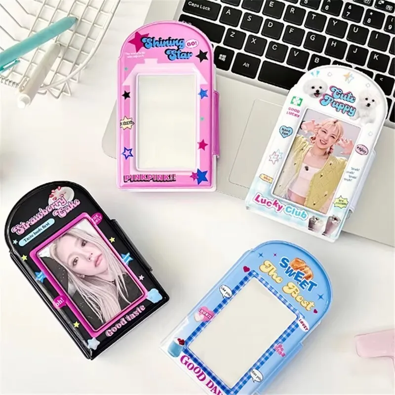 Kpop 3 Inch Photo Card Card Album Postcard Organizer Storage Book Idol Collection Card Binder Photocards Lomo Card Photo Album