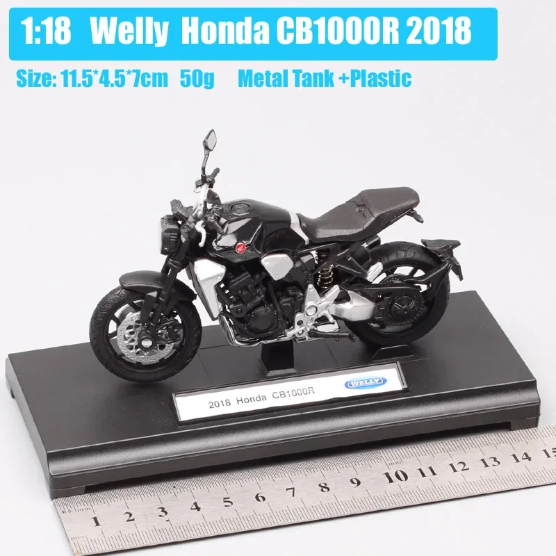 2018 CB1000R Alloy Street Sport Motorcycles Model Workable Shork-Absorber Toy For Children Gifts Toy Collection