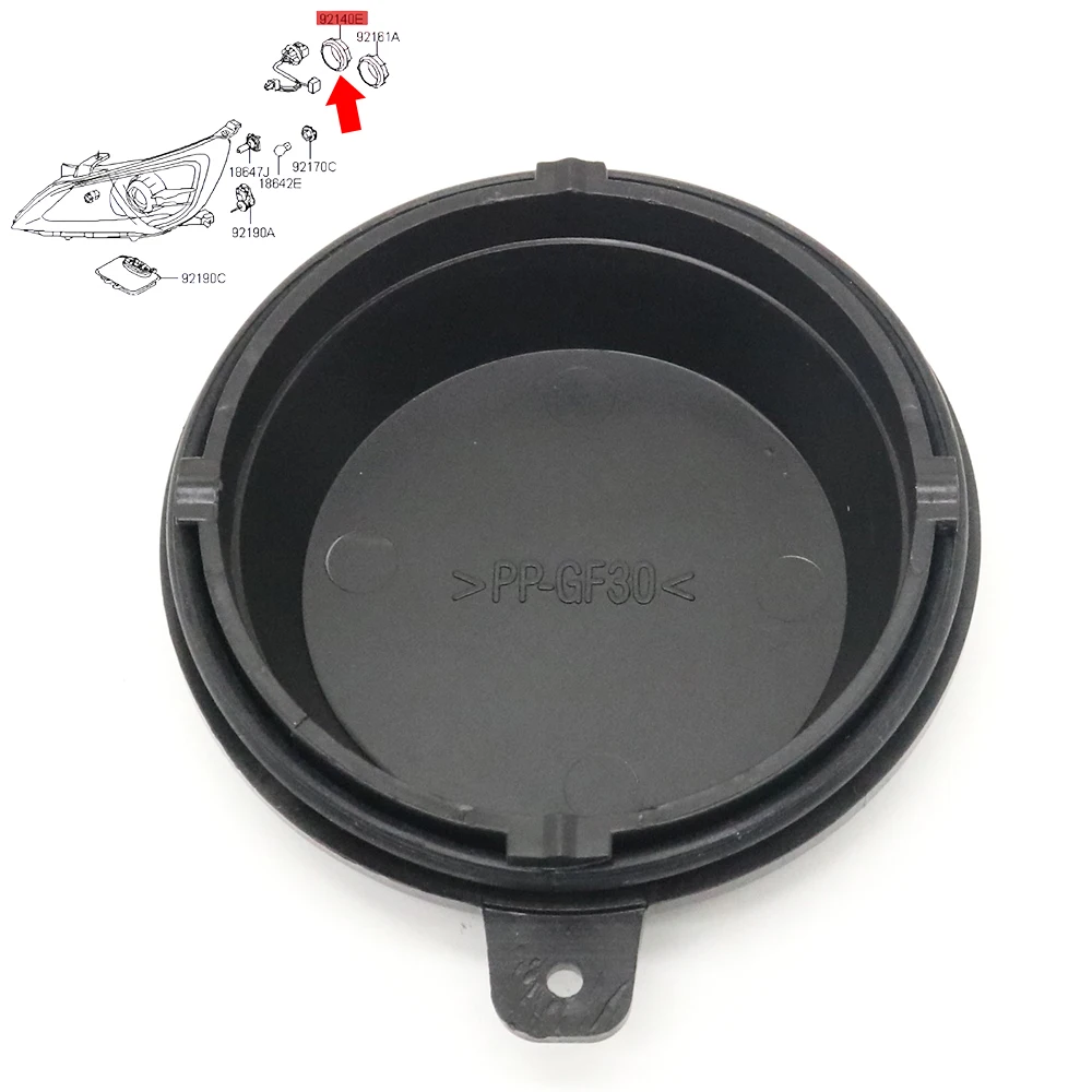 

Headlight Bulb Seal Cap Headlamp Waterproof Dust Cover For Hyundai Genesis i40 Tucson Santa Fe For Kia Ceed JD K5 Optima Sorento