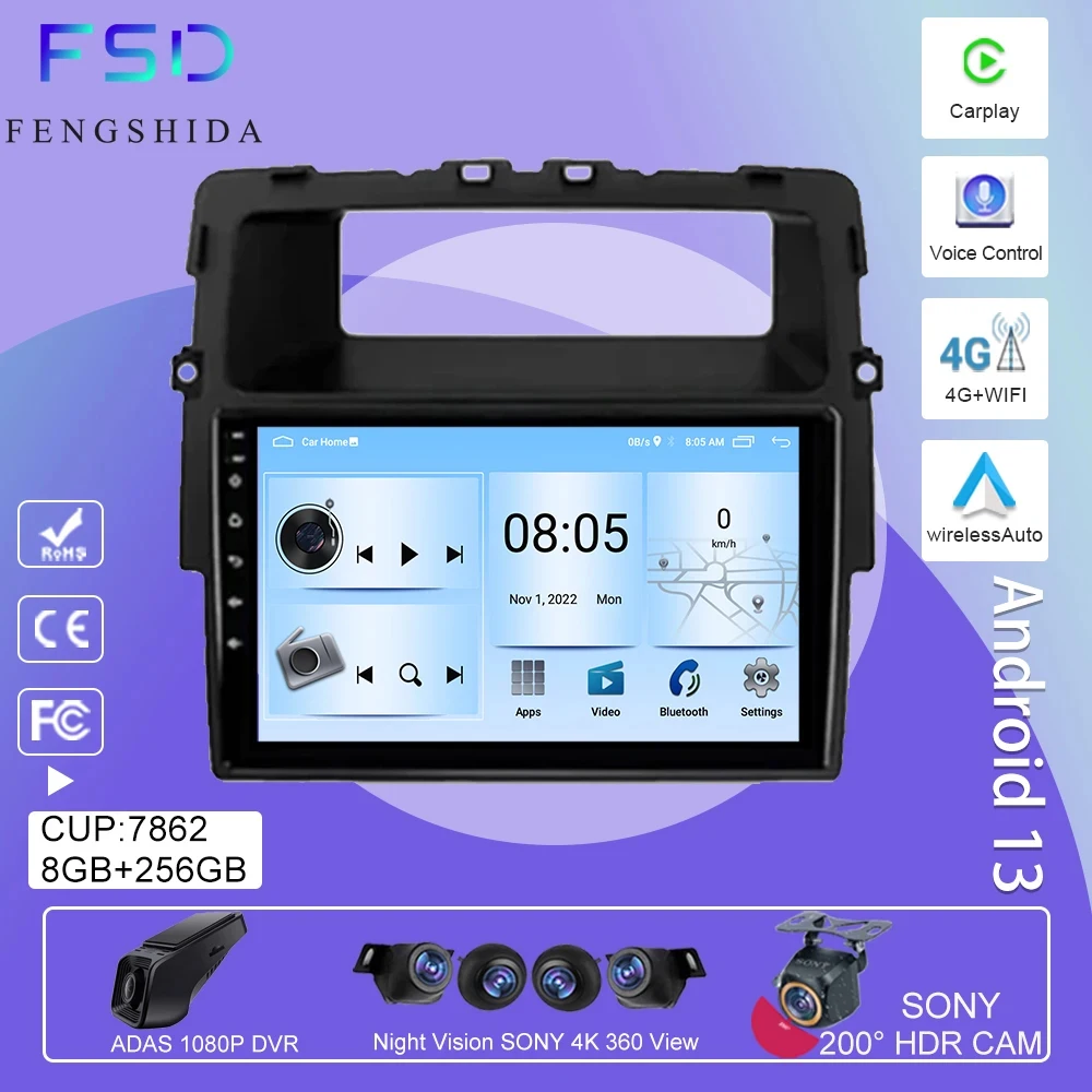 

Car Radio For Nissan Primastar J4 For Opel Vivaro X83 For Renault Trafic 2 II Android Auto GPS Navigation Multimedia No 2din DVD