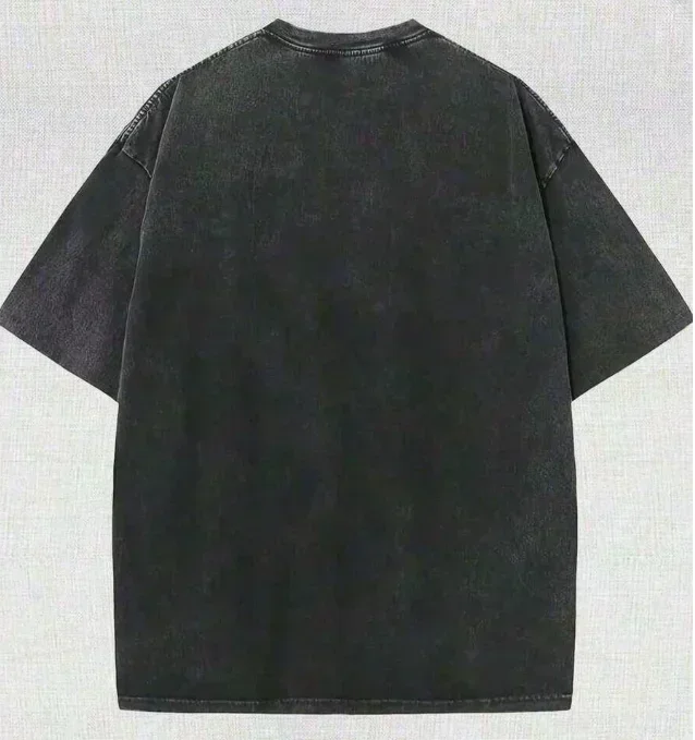 Damenmode-Trend: Retro-Leopardenmuster-T-Shirt mit Rundhalsausschnitt, Used-Look und kurzen Ärmeln – Detail 4