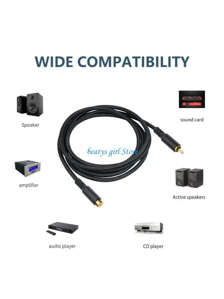 C7AB Clear Sound Music Extender Cable Perfect for HiFi and Analog System