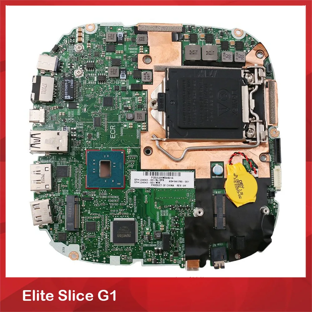 

Original Desktop Motherboard For HP Elite Slice G1 941780-001 L04643-001 6050A2790001 DDR4 Perfect Test,Good Quality