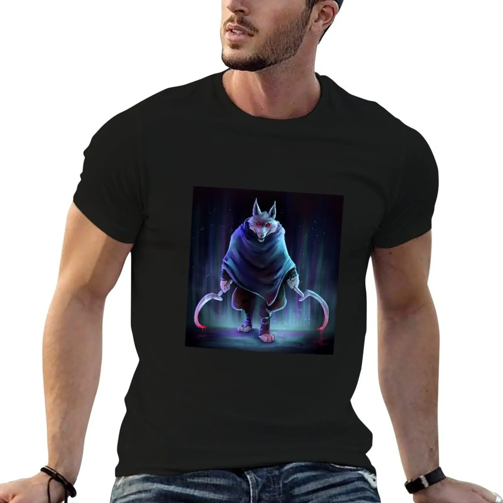 The Death Wolf - Puss in boots 2 T-Shirt t shirt for man 100 percent cotton t shirts for man pack cotton T-Shirt