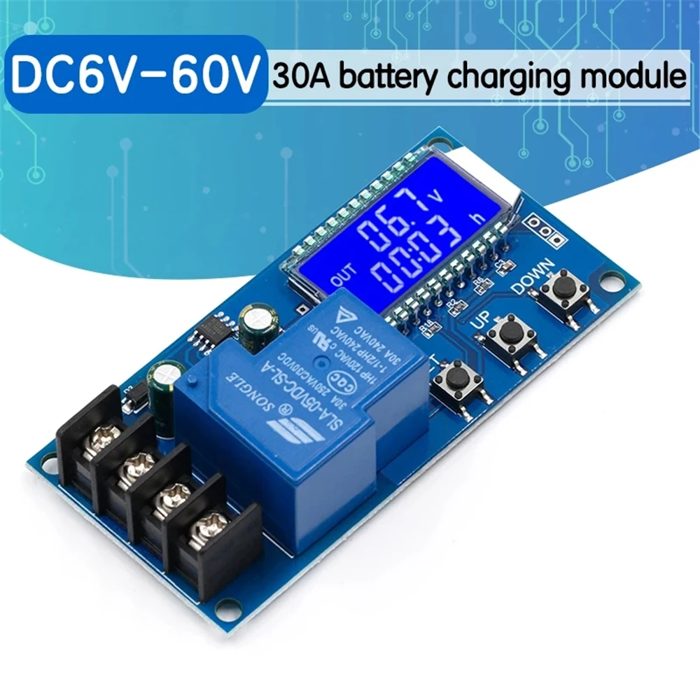 48V Battery Capacity Battery Charging Protection Board Charge Controller Control Module Charger Time Switch Voltage Regulator