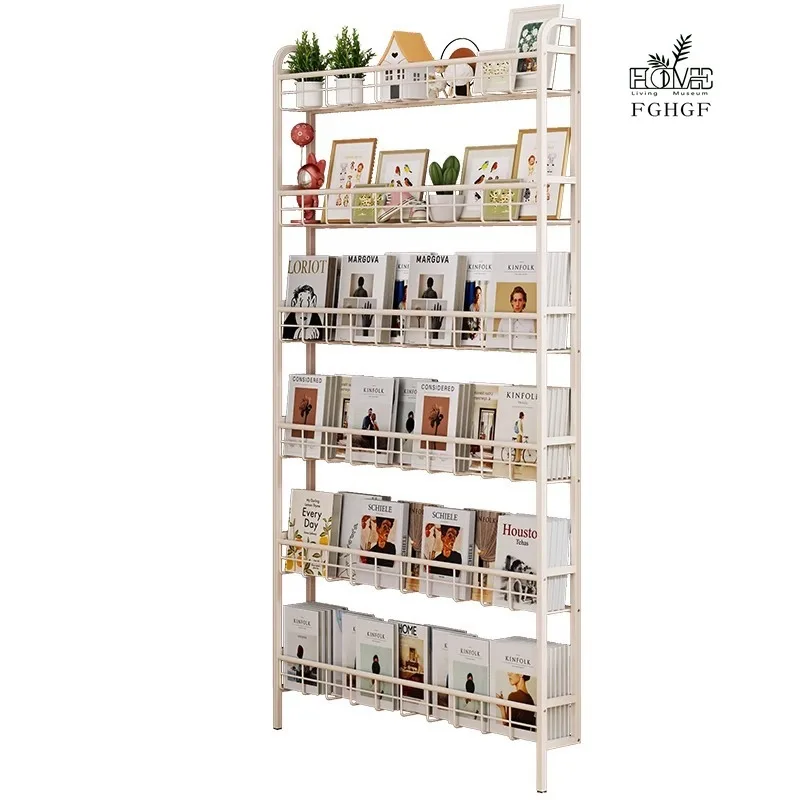 Children's bookshelf books picture book integrated storage rack aisle ultra-thin multi-layer storage rack storage cabinet