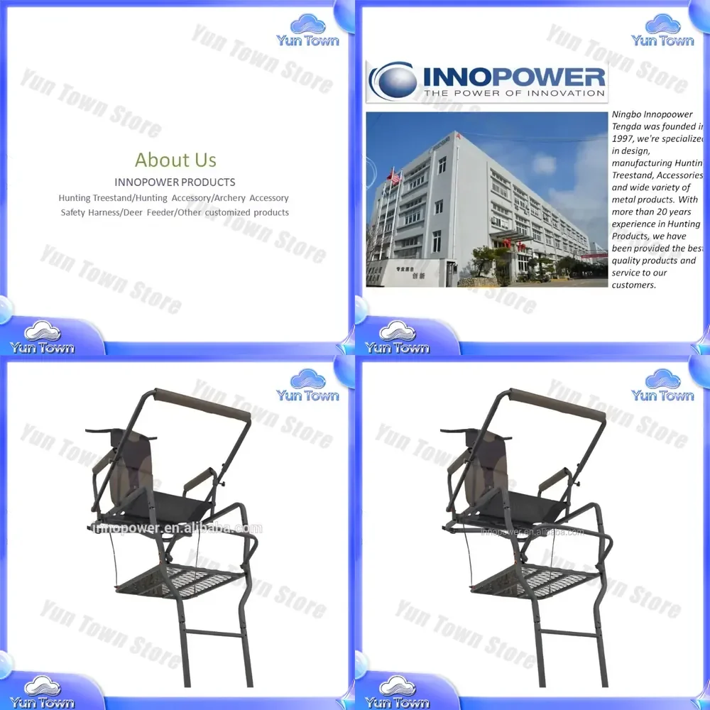 20FT DELUXE LADDER HUNTING EQUIPMENT TD-203 for Hunting Tree Stand Ladder for Deer Hunting Gear for Outdoor Camping Equipment