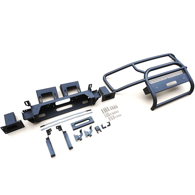 Car Exterior Accessories Steel Front Bumper Guard Bull Bar For Land Rover Defender Front Bumper With Winch Bracket 2020-2025