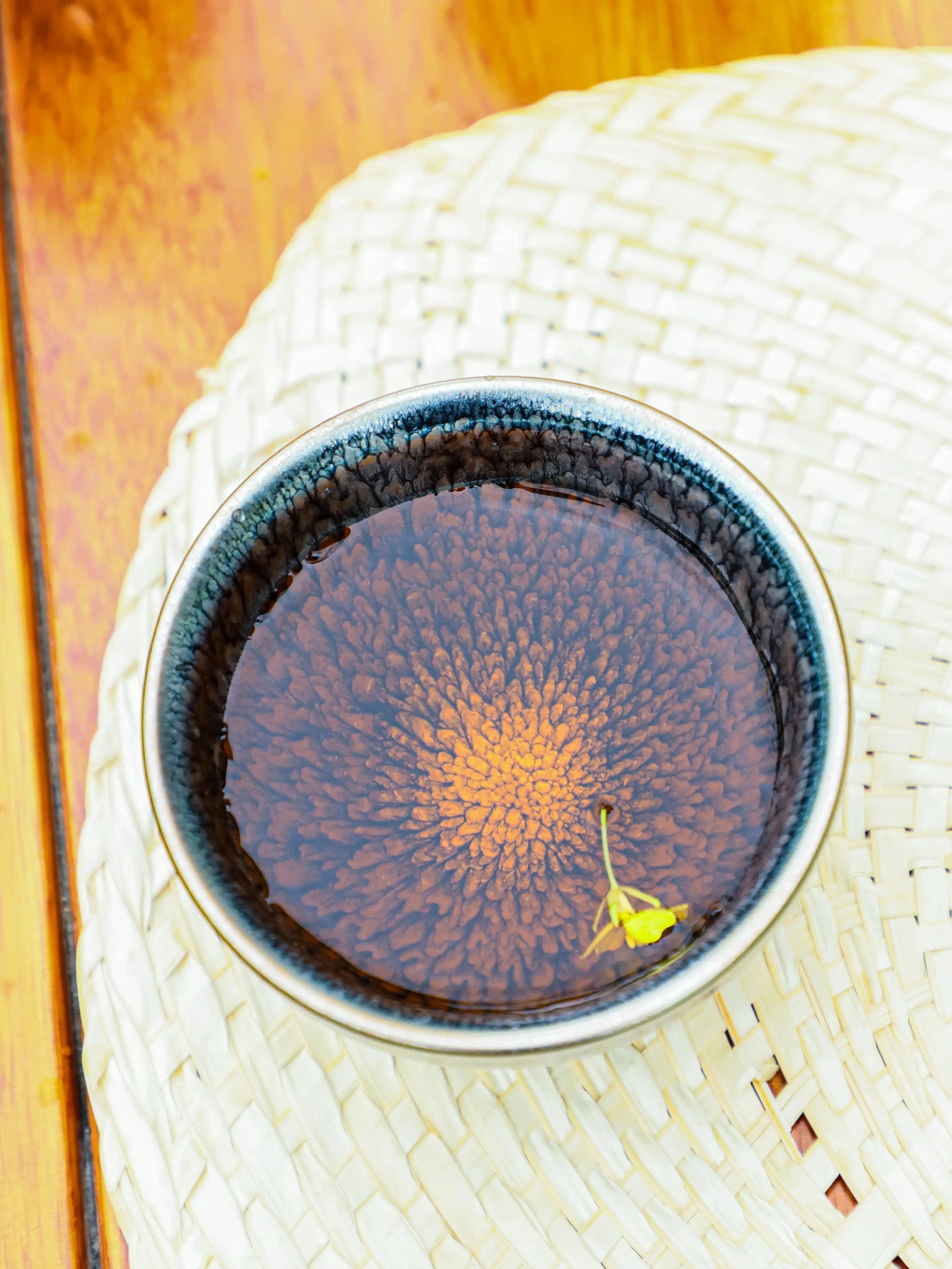 

High-End Jianzhan Zhang Decheng Baihua Cup Temmoku Tea Enameled Cast Set Handmade