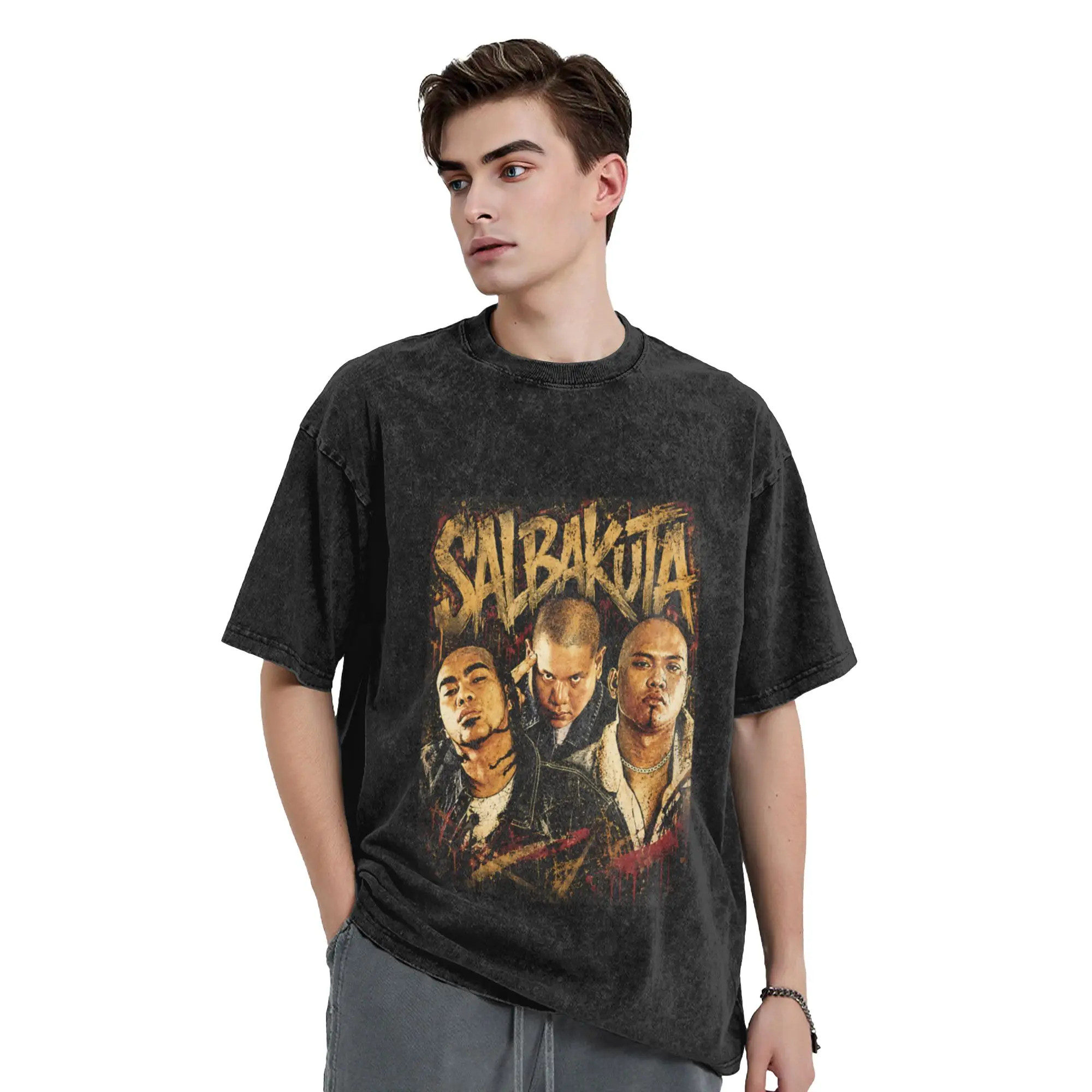 Pinoy Hip Hop Artist - Salbakuta Classic Stylish A T-Shirt Oversized Short Sleeve Men's Women's Cotton Tees Tops