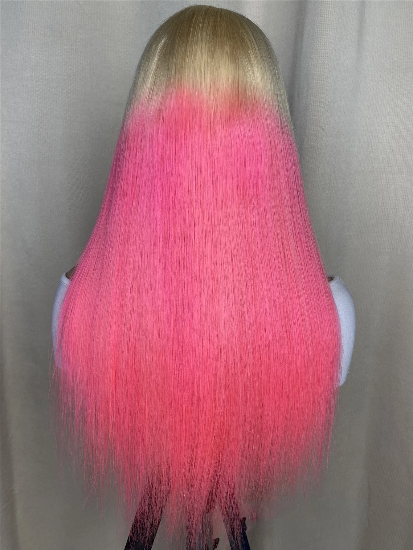 613 شقراء الوردي مستقيم 13x4 الدانتيل الباروكة الأمامية أومبير روزا الوردي خصلات الشعر المستعار الإنسان قبل قطعها 180 الكثافة شعر مستعار دانتيل شفاف