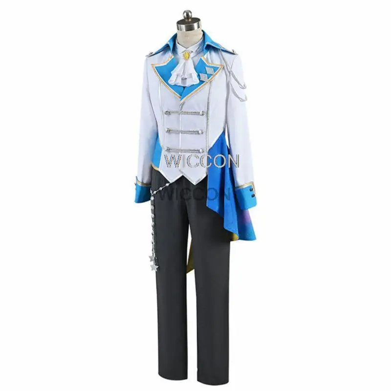 Project Sekai Colorful Stage! Tenma Tsukasa Cosplay Costume Uniform Suits  Stage Costumes Cosplay Wig 30cm