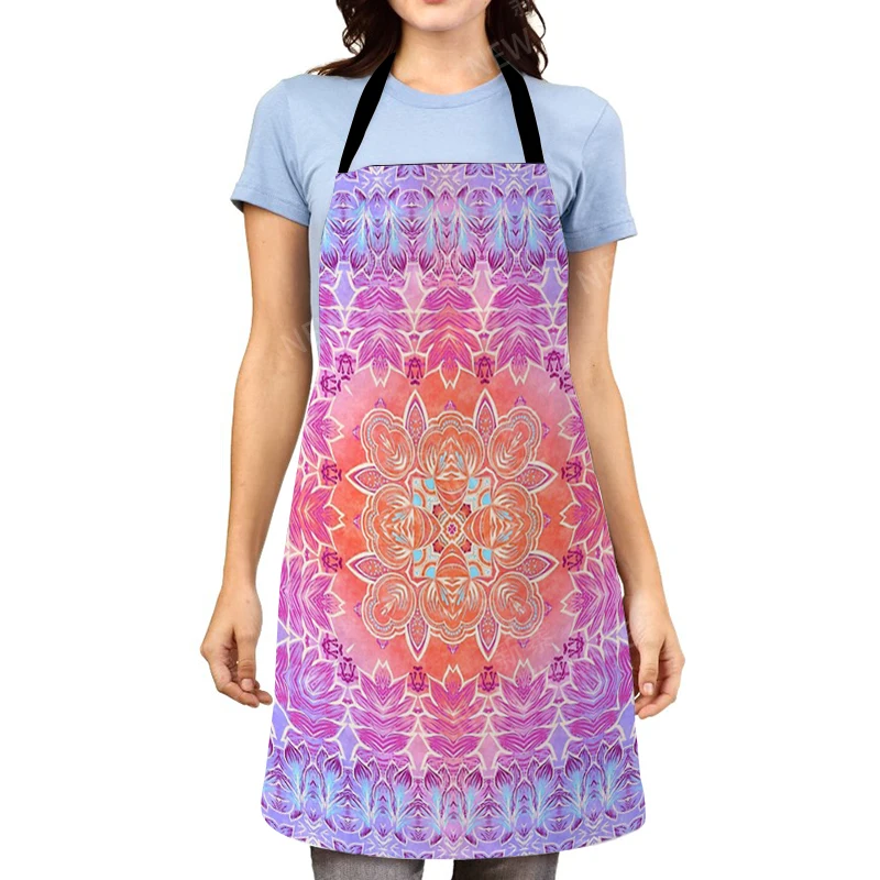 Mandala Aesthetic Women kitchen apron original Children Waterproof girl custom man waiter work apron oil proof vintage Persia