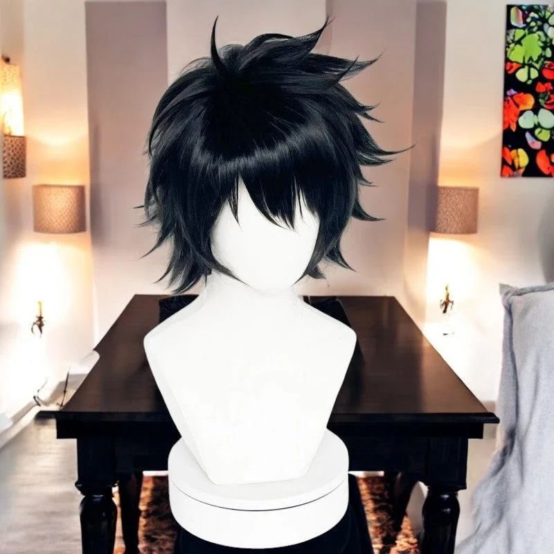 L. Lawliet Death Note Anime Cosplay Wig Character Fake Hair