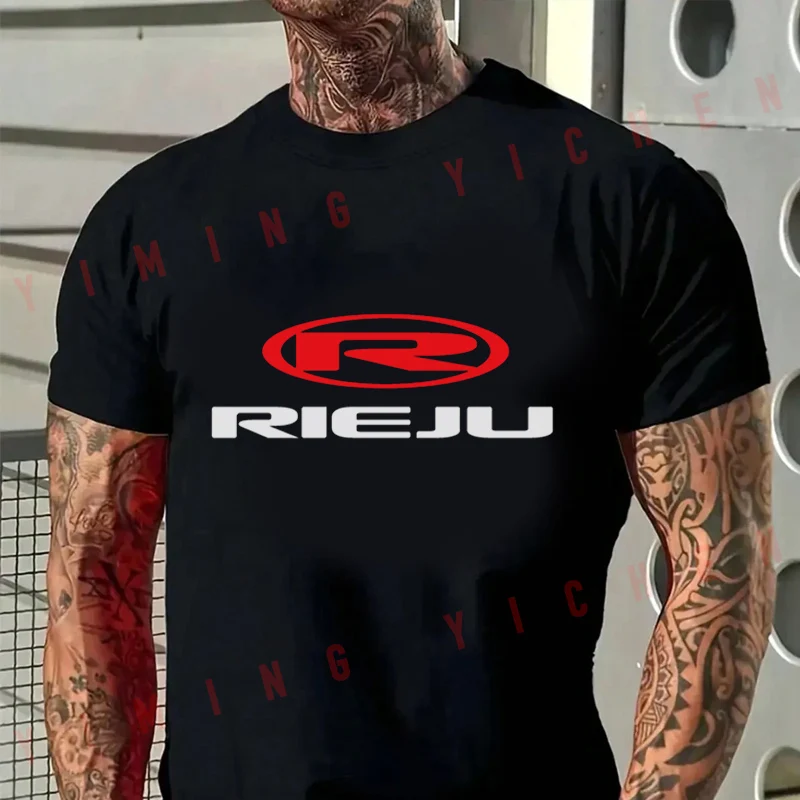 

Retro RIEJU Graphic Motorcycle T-Shirt Moto Riders Summer Men's Fashion Casual O-Neck Tops Tee 2026