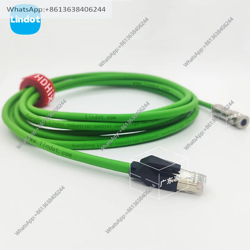 Ethernet M8 to RJ45/8-pin high-flexibility drag chain connection aviation plug sensor cable