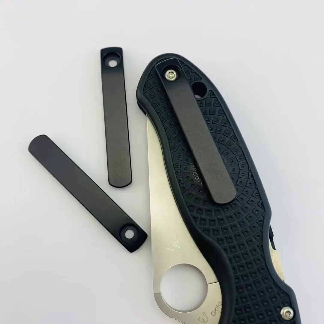Abrazadera de Clip de bolsillo integrada de titanio con cuchillo CNC de 8 colores para Spyderco Para3 ligero Manix 2 LW Sage 5 LW Dragonfly Sire Watu