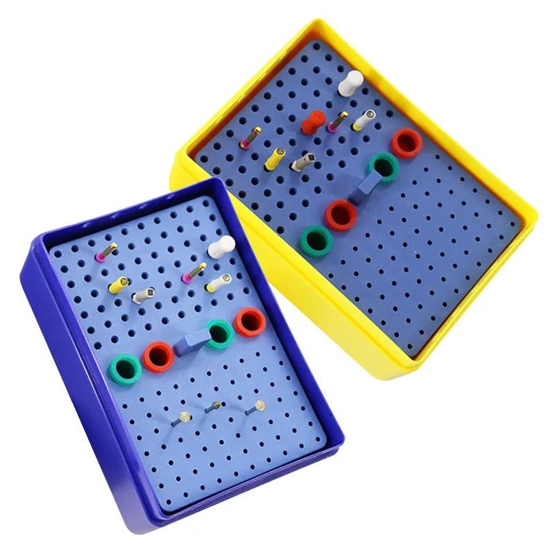 

144Holes Dental Burs Box Sterilization Case Endo Files Holder Autoclave Sterilizer box endodontic sterilization box