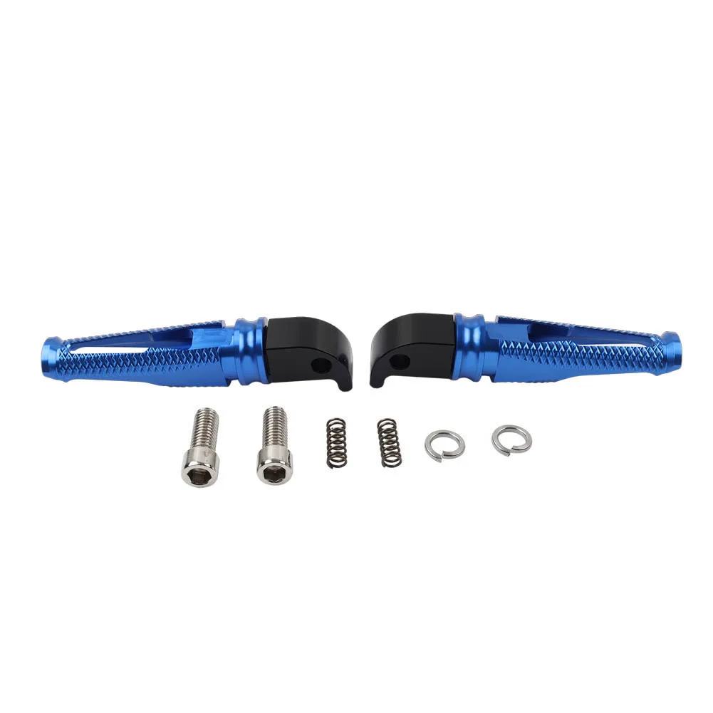 Motorbike Passenger Footrest Rear Foot Peg Pedal For Yamaha MT-03 MT-25 MT-07 MT-10 MT-01 Aluminum Blue