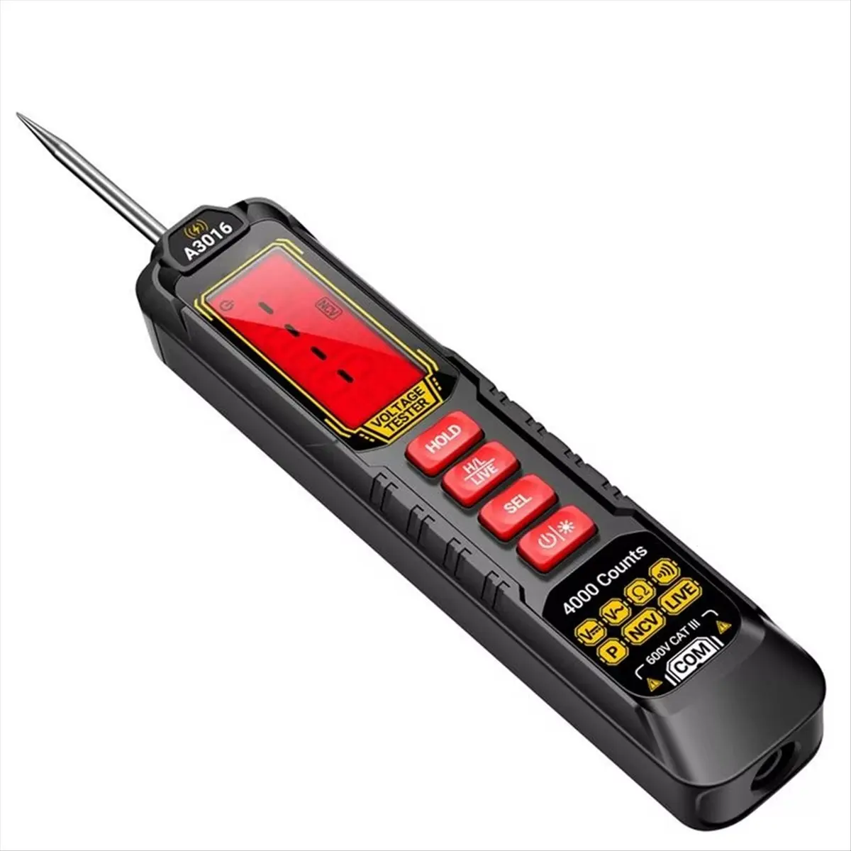 

【STOCK】Pen Type Multimeter Voltmeter 4000-Count Pen Type Detector Voltage Detector Electrical Tester Meter Continuity Tester