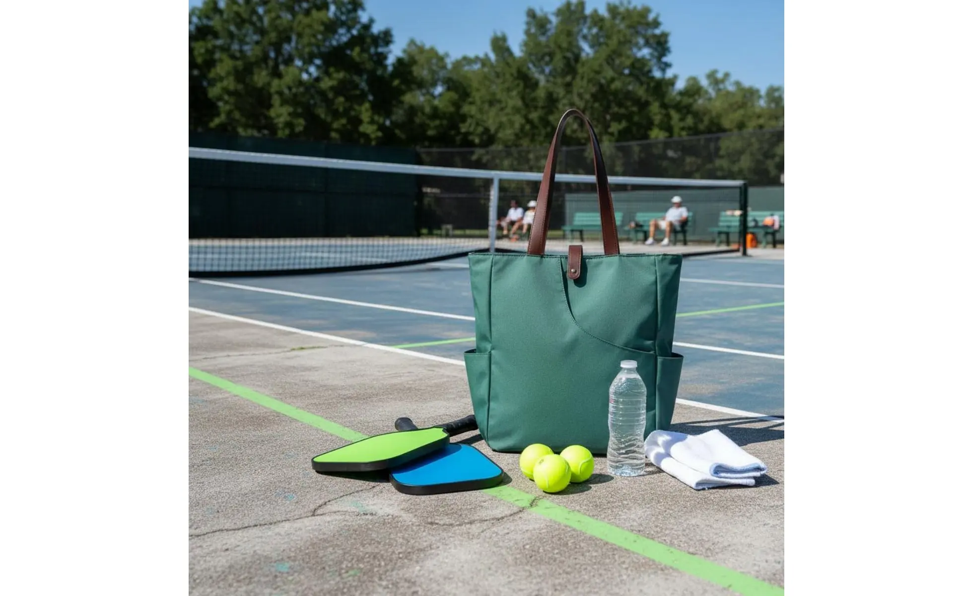 Pickleball Paddle Tote Multiple Pockets Tennis Tote Bag Tennis Racket Storage Bag Strong Protection Sports Gear for Travel