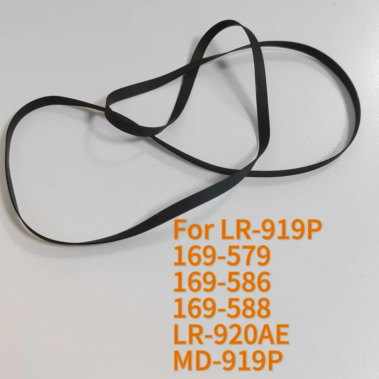 One Turntable Drive Belt For ZENITH LR-919P 169-579 169-586 169-588 LR-920AE MD-919P Wrap-around Belt Repairment