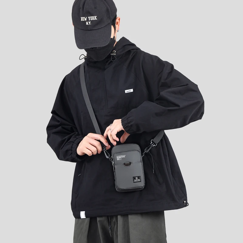Sports Wallet Phone Bag Shoulder Bag Pouch Case Belt Handbag Purse Coin Wallet Retro Key Holder Small Money Bag