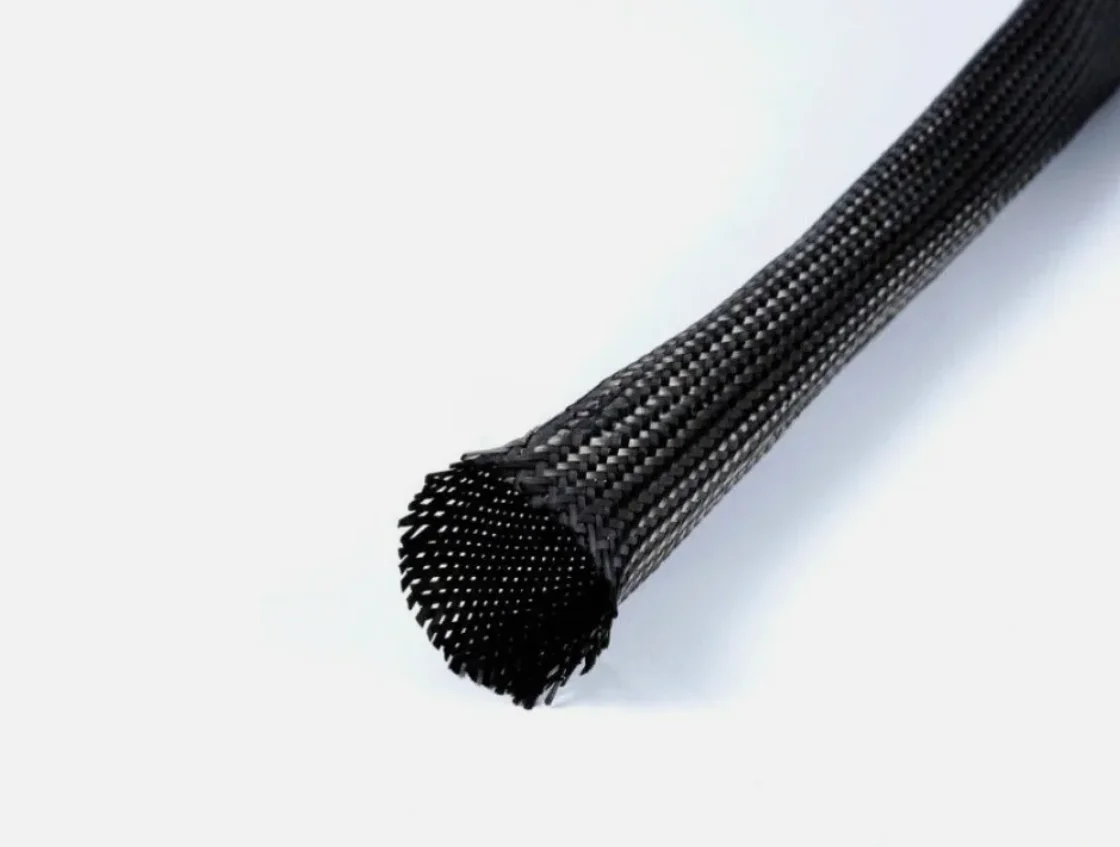 

2/4/6/8/10/12/15-40MM Carbon Fibre braided rope tube hollow belt sleeve tube 2m