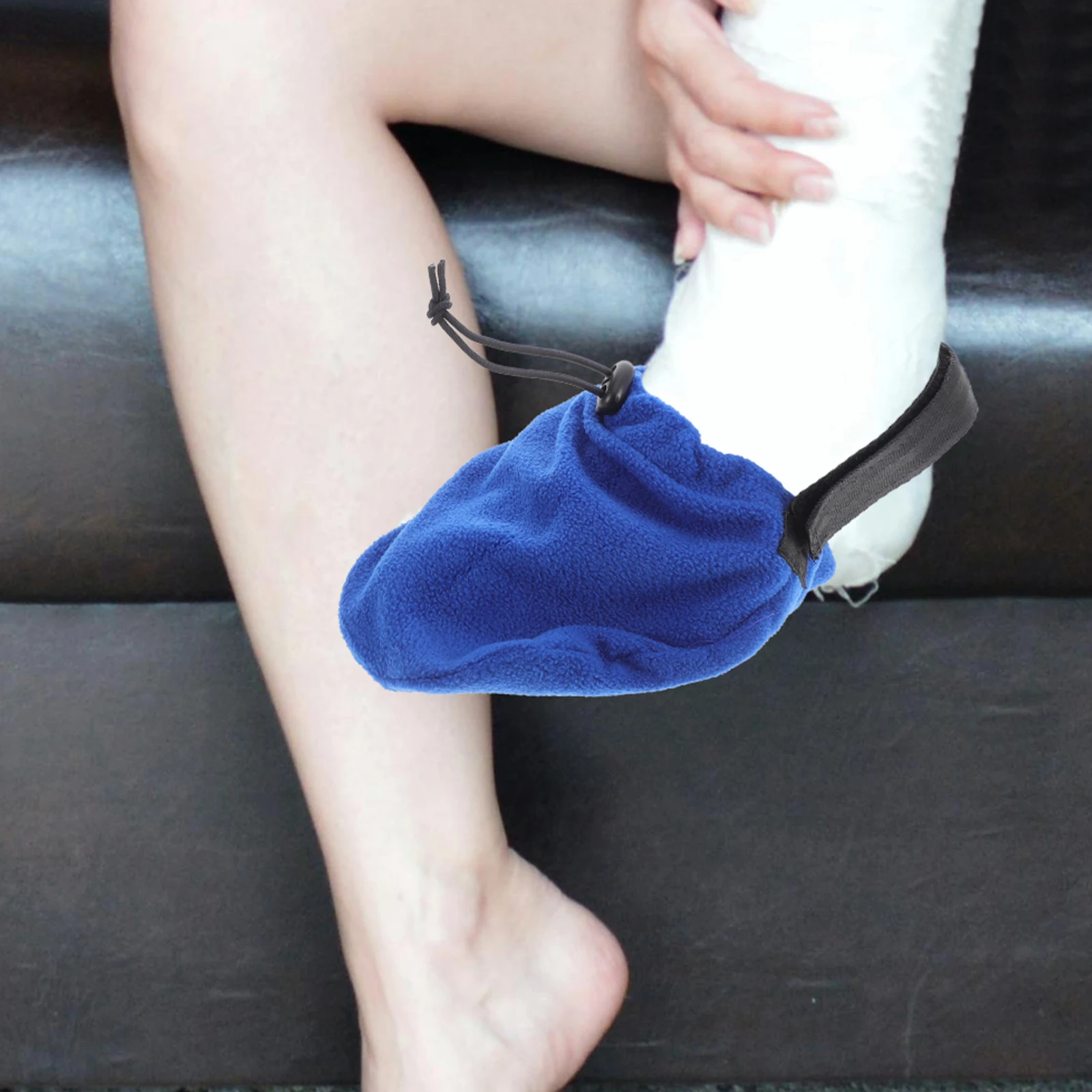 

Cast Toe Cover Soft Silicone Non Slip Foot Cast Sock Cover Protective Support for Broken Toe Home Hospital Rehabilitation