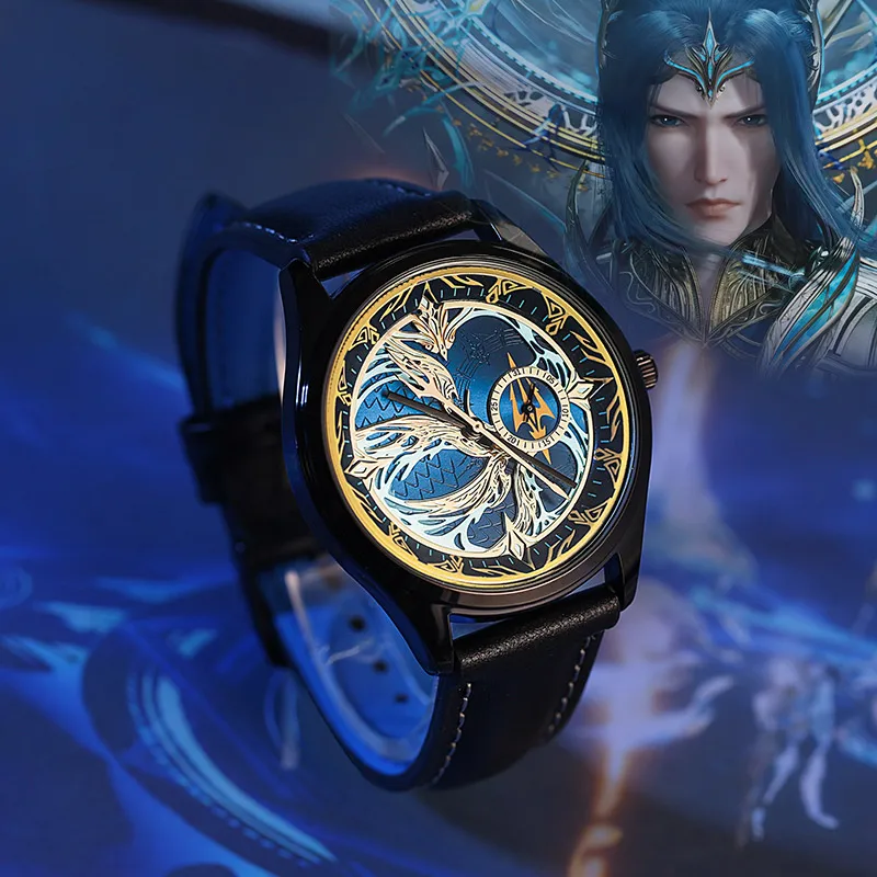 The Land Of Warriors Douluo Continent Anime Waterproof Watch Tang San Xiao Wu Qian renxue cartoon character gifts for children