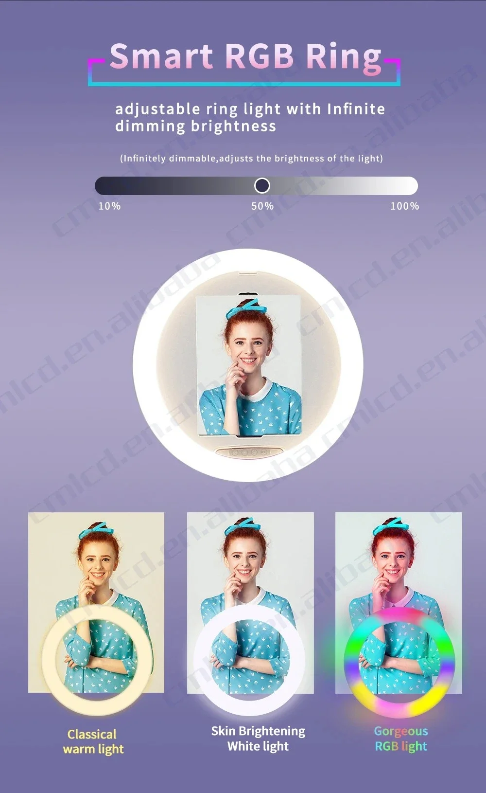 iPad Photo Booth Kiosk With LED Ring Light: Portable and Stylish for Your Wedding Day