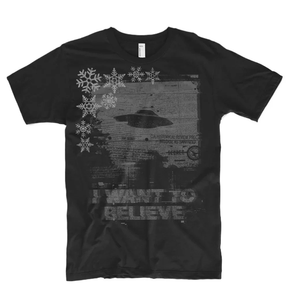 

Футболка I Want To Believe Alien UFO Area 51 Roswell X Files, 100% хлопок, повседневная мужская футболка с круглым вырезом и коротким рукавом, размер S-3XL