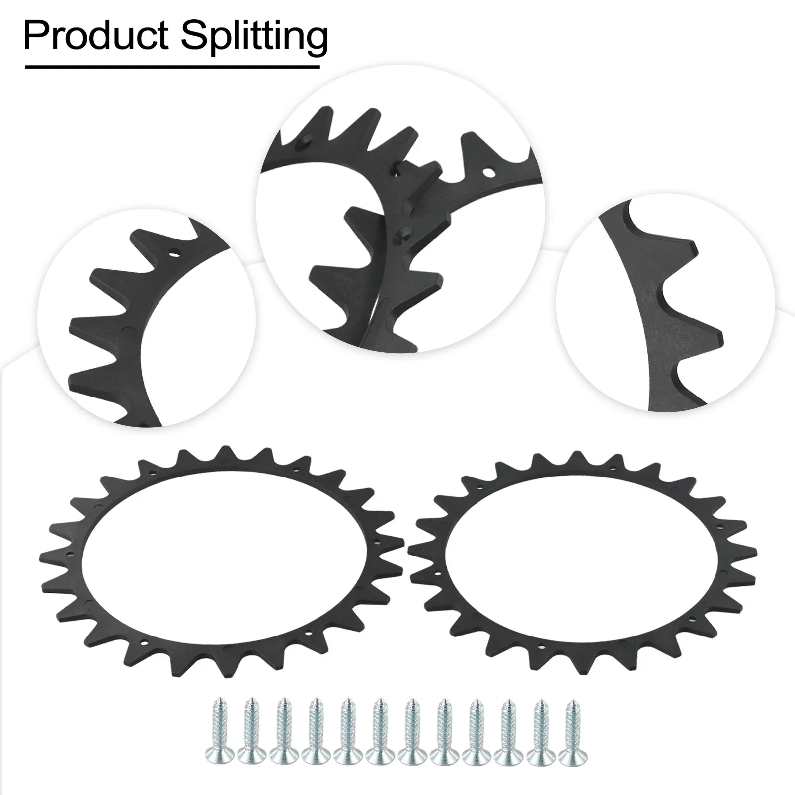 ANDROID 잔디 깎기 로봇 L 잔디 깎는 기계 225mm WR153E WR155E 트리머 정원 전동 공구 용 Worx 용 2pc 스파이크