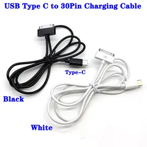Bilashmart 30Pin To USB C Charging Data Cable IPhone 4 4S 3GS IPad 3 2 1 IPod USBC Type C To 30 Pin Adapter Charger Cord Accessories