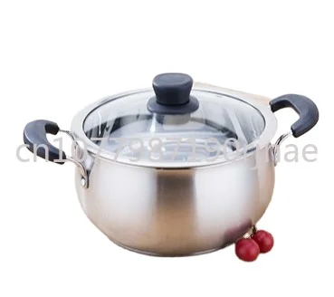 

Stainless Steel Soup Pot 304 Thickened Composite Bottom Milk Pot SoupSmall Household Soup Stew Gas Stove