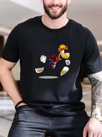 New Arrival Fashion Switch Rayman Legends Heavyweight Hot Sale Vintage Funny Fashionable Men's T-Shirt