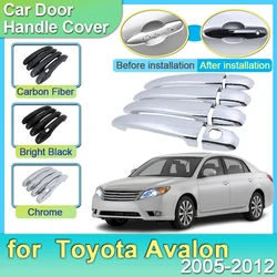 Chrome Door Handle for Toyota Avalon 2005 2006 2007 2008 2009 2010 2011 2012 XX30 Luxurious Cover Catch Part Outside Accessories