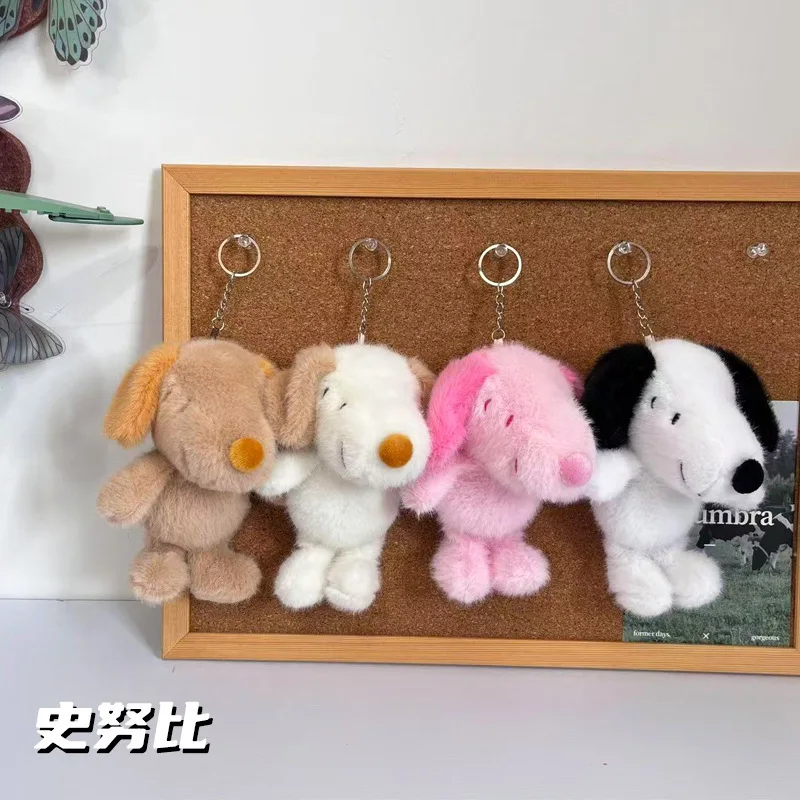 New Snoopy Plush Keychain Puppy Toy Pendant Bag Hanging Gift