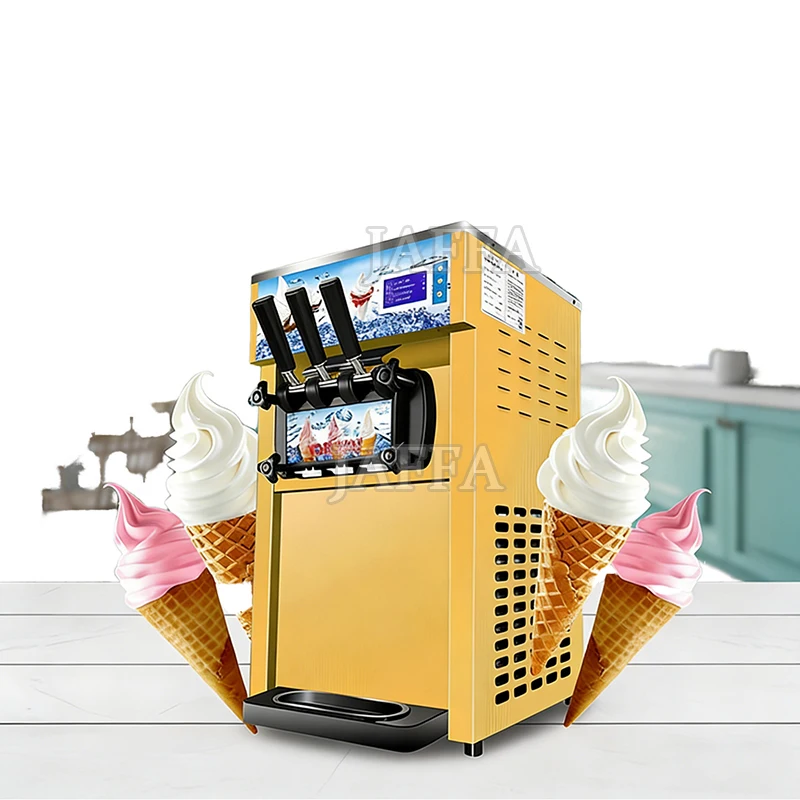 New Design Chinese 3 Flavor Machine Gelato Machine Hard Ice Cream Mini Ice Cream Maker Soft Serve Industrial Ice Cream Machine