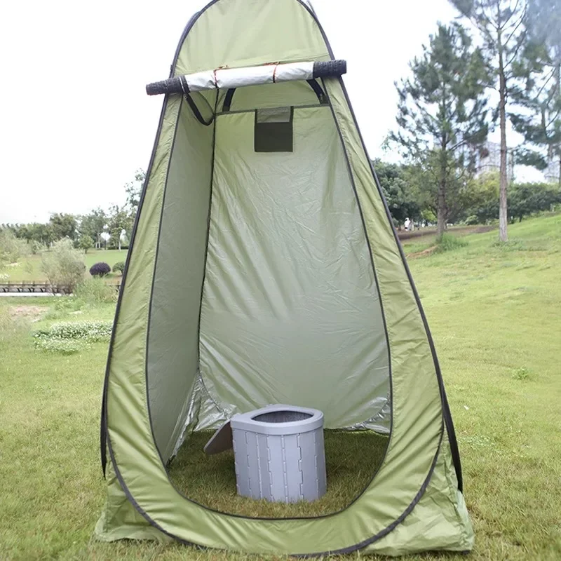 Outdoor bathroom, tent, shower, changing clothes, camping, portable shower, tent, car mounted folding outdoor toilet toilet