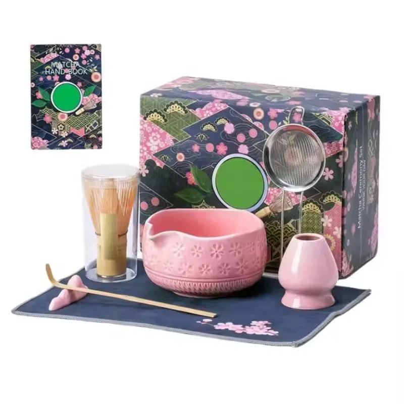Custom logo factory custom box etiquette matcha, supplier Japanese matcha bowl cover