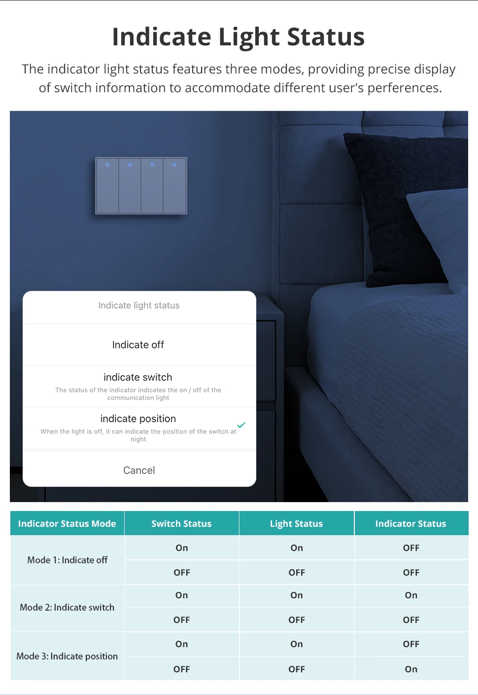 Zemismart Zigbee Push-Wandlichtschalter, kompatibel mit Tuya, Alexa, Google Home und SmartThings über Hub, 1, 2, 3, 4-fach, Neutralleiter erforderlich – Detail 9