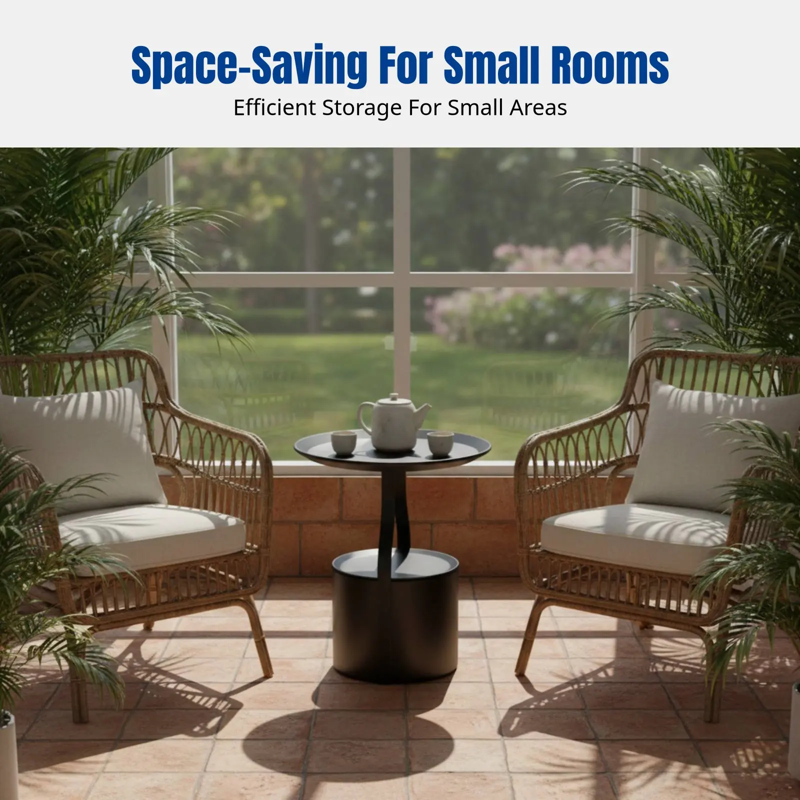 

Современный минималистичный приставной столик, металлический круглый столик с двумя ярусами для хранения, для гостиной, спальни, дивана