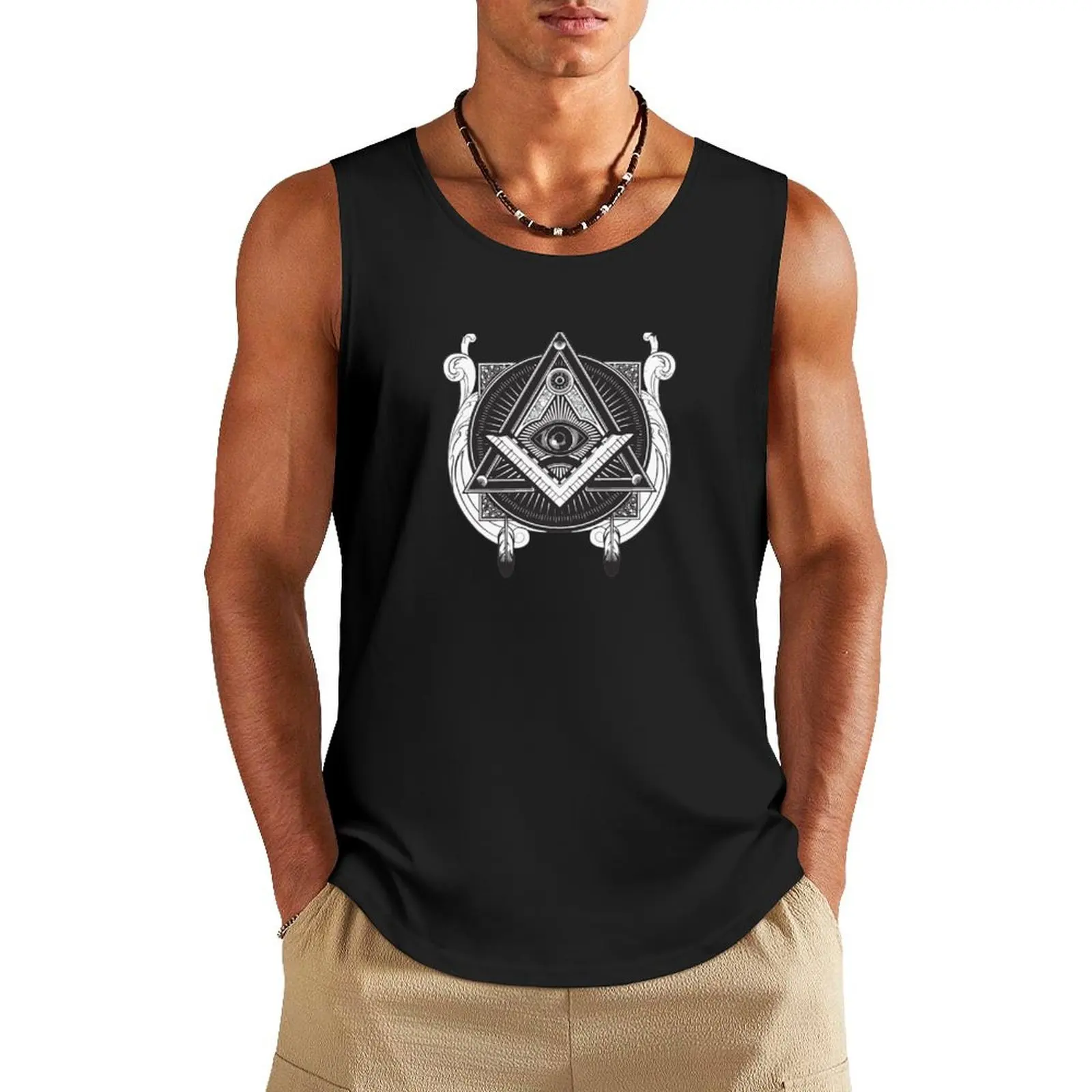 eye of providence Tank Top summer best selling products