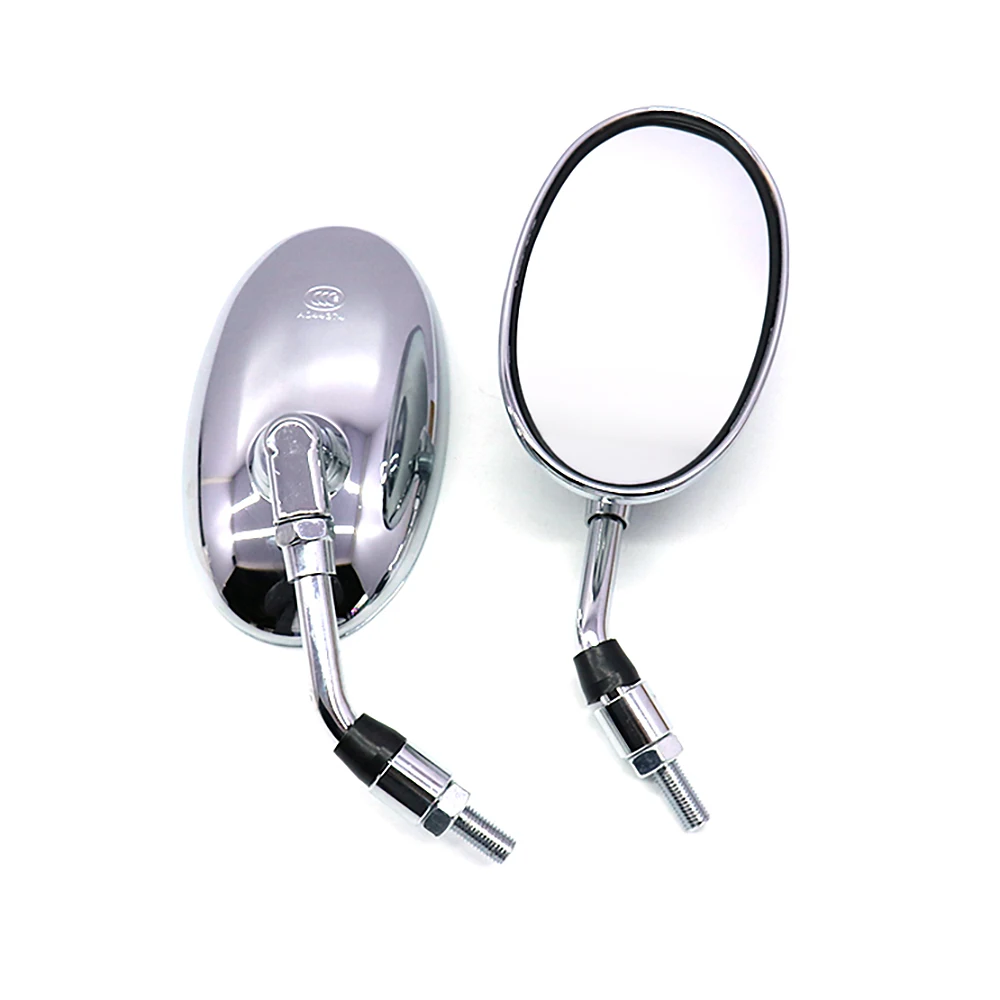 2PCS Universal Motorcycle Side Rear Rearview Mirrors 10mm For Yamaha XV XVS 1600 7000 V-Star 250 650 950 1300 XT Series