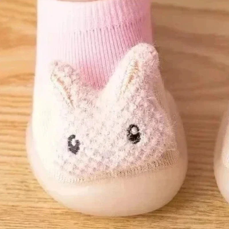 

Классический стиль, нескользящая домашняя детская обувь для малышей, напольная обувь, новая весенняя детская обувь для малышей с трехмерными животными