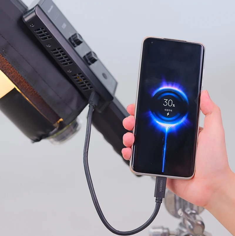 LightBank F30B 30W التضخم التلقائي ثنائي اللون LED أنبوب ضوء واي فاي App التحكم لفيديو فيلم الاستوديو